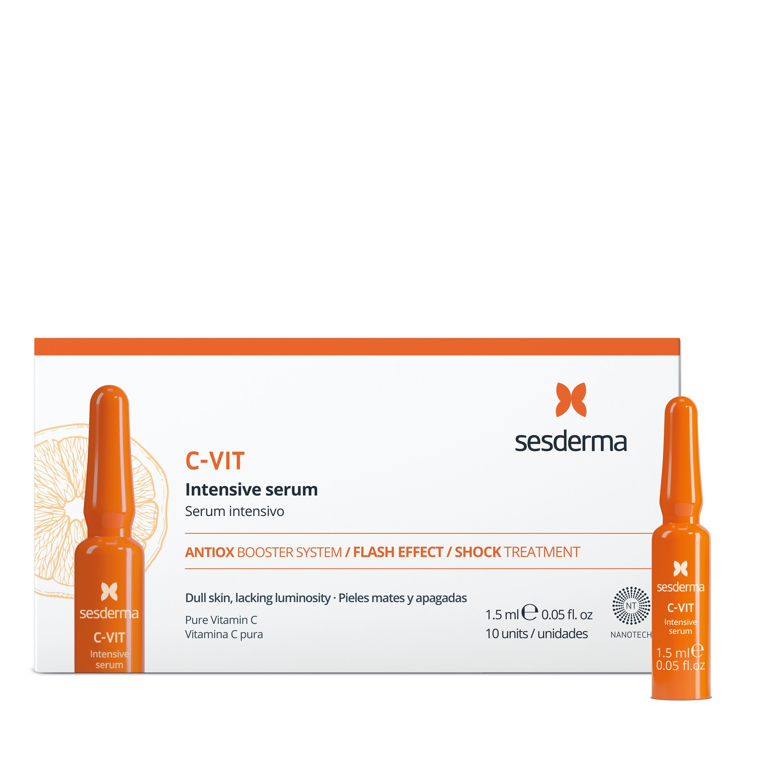 картинка C-VIT Intensive serum – Сыворотка интенсивная 12%, 10 шт по 1,5 мл