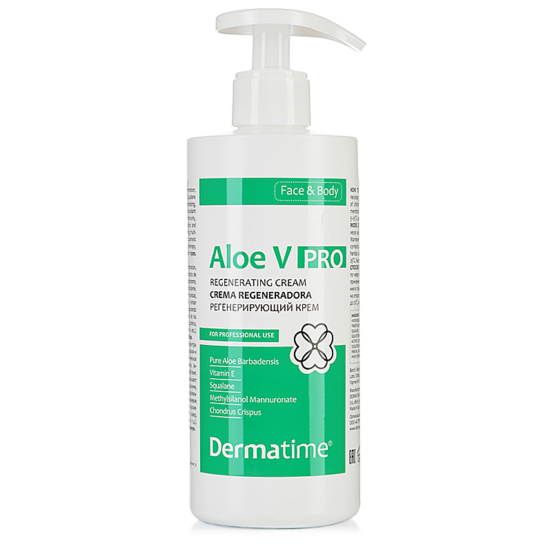 картинка DERMATIME – Aloe V PRO - Регенерирующий Крем, 400 мл
