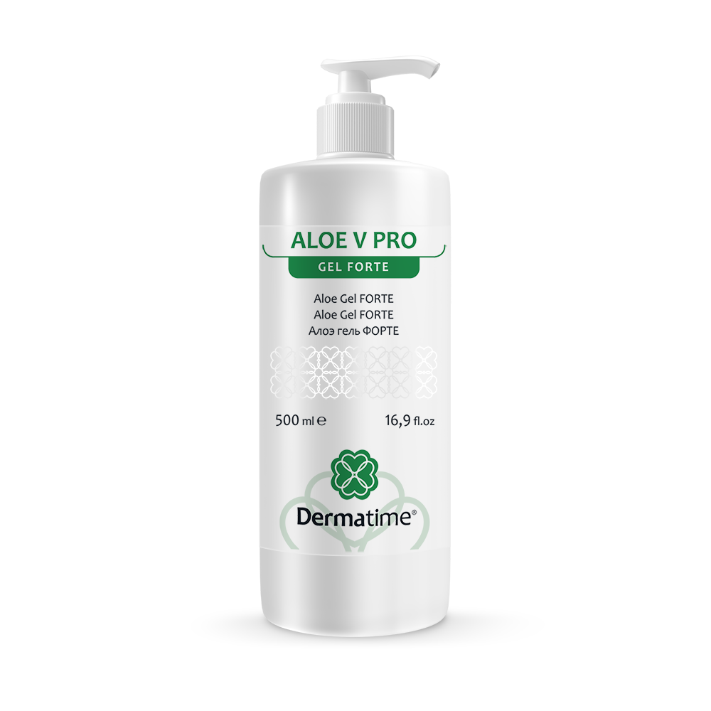 картинка DERMATIME – ALOE V PRO ALOE GEL FORTE - АЛОЕ ПРО ГЕЛЬ ФОРТЕ, 500 мл