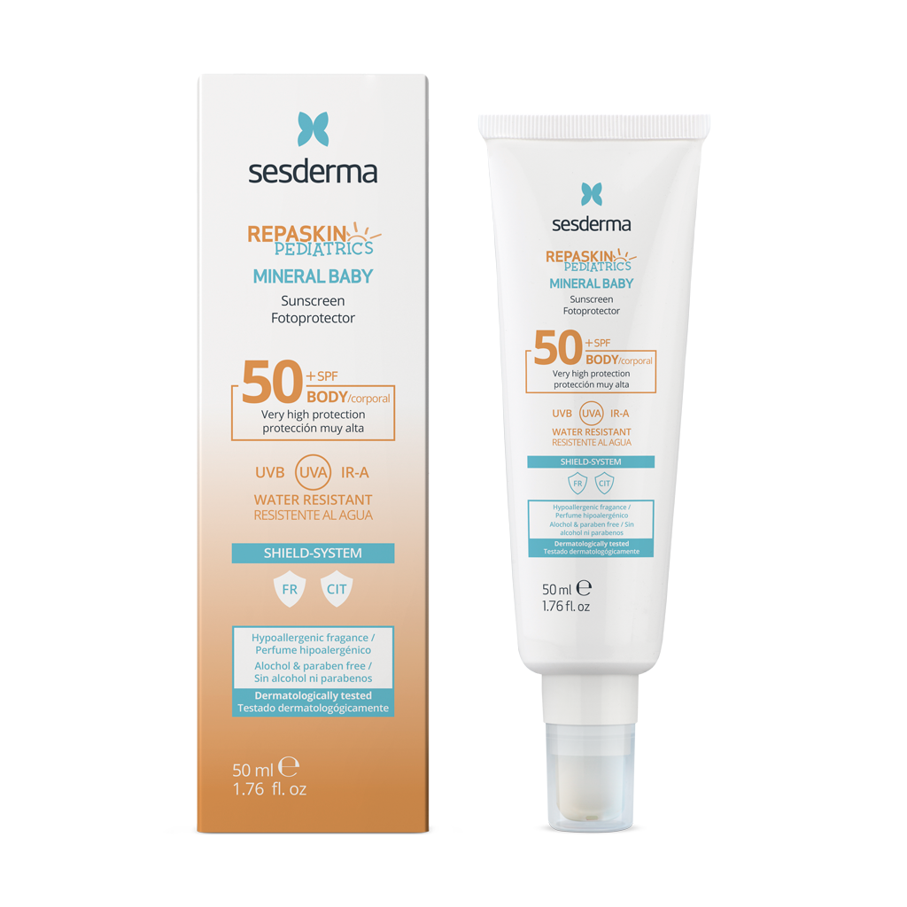 картинка REPASKIN PEDIATRICS Mineral baby sunscreen SPF50 – Крем солнцезащитный для детей SPF50, 50 мл