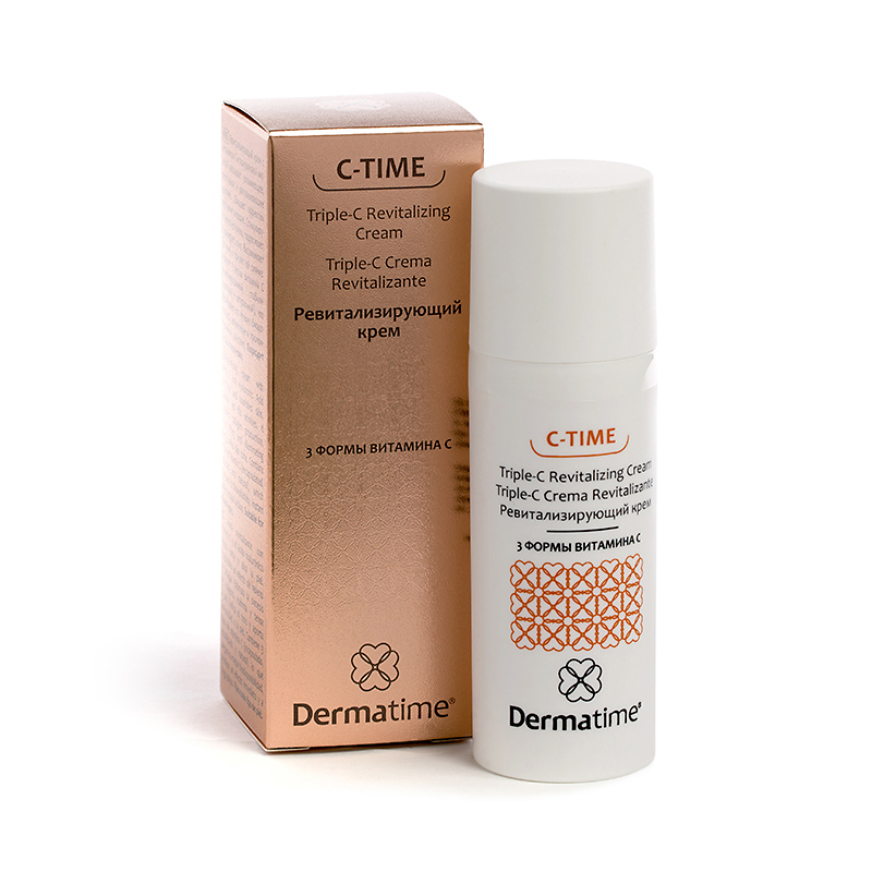 картинка DERMATIME – C-TIME - Ревитализирующий крем / 3 формы витамина С, 50 мл