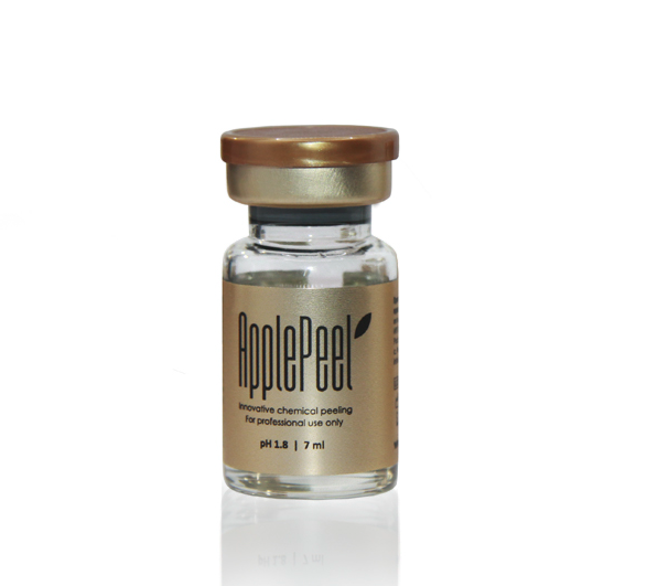 картинка ApplePeel (Эпл Пил) всесезонный антивозрастной осветляющий пилинг, флакон 7мл
