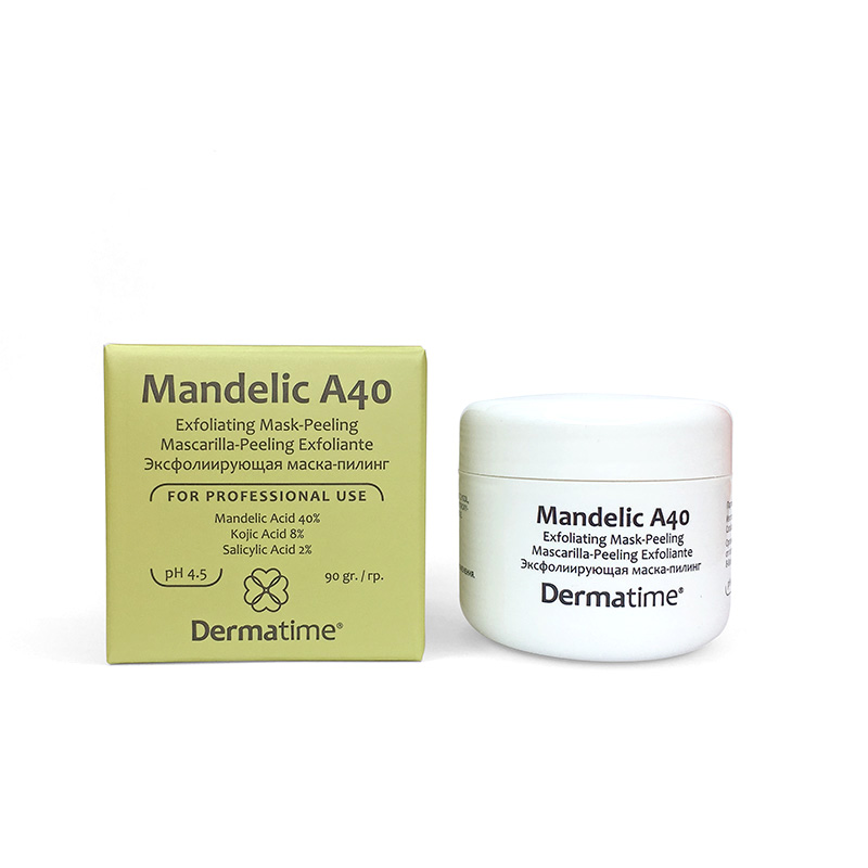 картинка DERMATIME – Mandelic A40 Exfoliating Mask-Peeling - Эксфолиирующая маска-пилинг, 90 гр