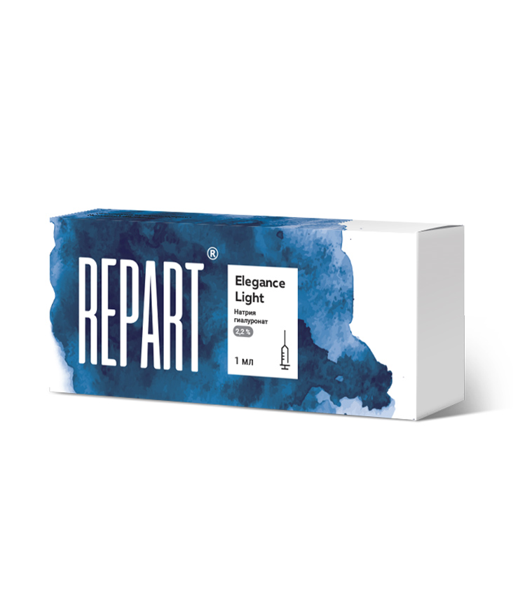 картинка Repart® Elegance Light (имплантат внутридермальный концентрацией 2,2%), шприц 1 мл №1
